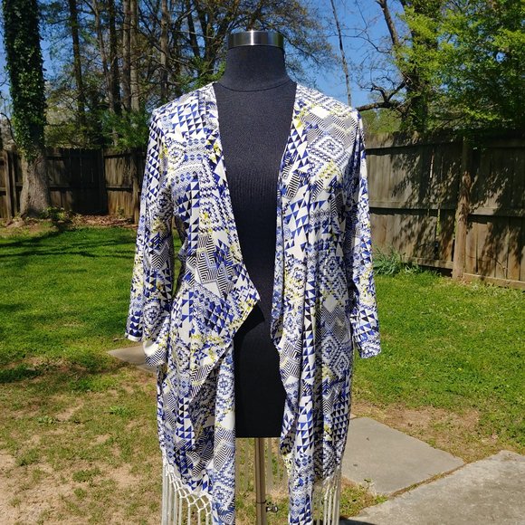 FRINGED KIMONO - Picture 2 of 5